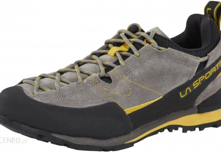 La Sportiva Boulder X Buty Mężczyźni żółty/szary Buty podejściowe