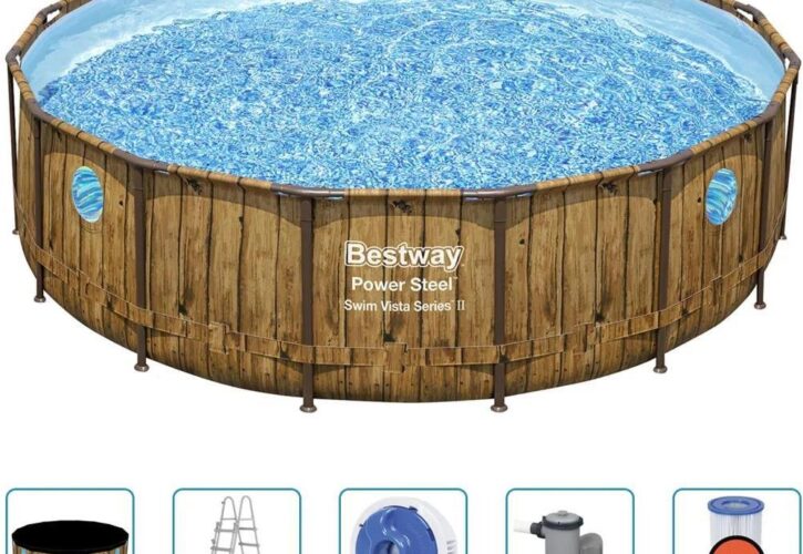 Milly-Mally Bestway Basen Power Steel 488X122Cm (CZ20004)