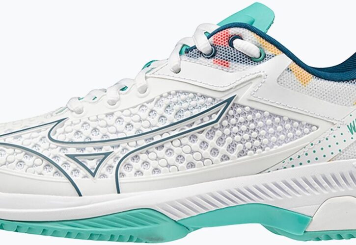 Mizuno Buty Do Tenisa Damskie Wave Exceed Tour 5Cc Białe 61Gc2275