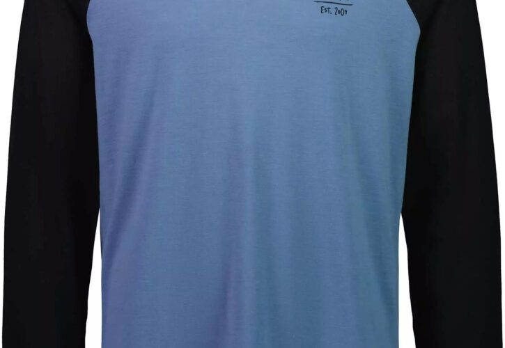 Mons Royale Koszulka Merino Icon Raglan Mbm 202155 Blue Slate Black