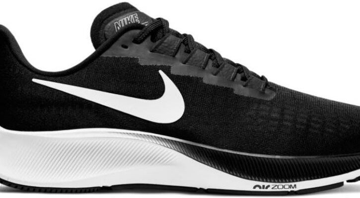 Buty do biegania Nike Air Zoom Pegasus 37 M Czarno-Białe Bq9646-002
