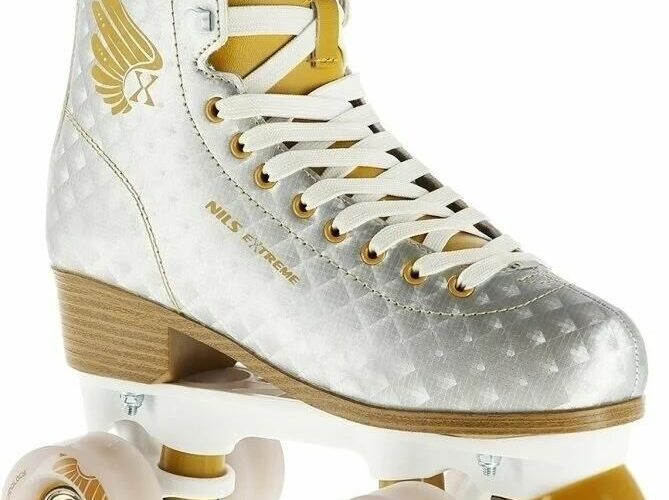 Nils Extreme Nq198 Wrotki Gold Silver