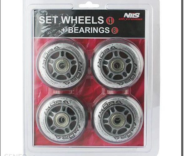 Nils Extreme Pu 70X24 82A Przezroczyste 4 Szt + Abec 7 8 Szt Zestaw 16 32 014