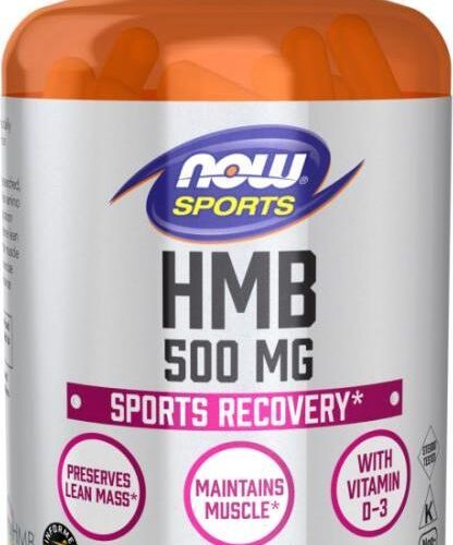 Now Foods HMB 500 mg Leucyna 120kaps.