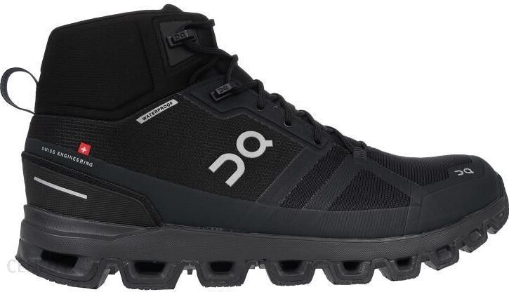 On Running Buty Cloudrock Waterproof-All Black