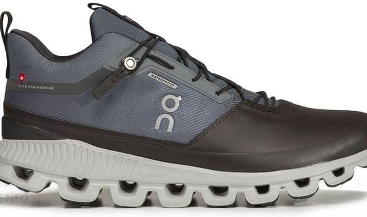 Buty do biegania On Running Męskie Cloud Hi Waterproof Rock Magnet Travel