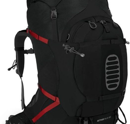 Osprey Aether Plus 100 Backpack Men Czarny L/Xl 10002889