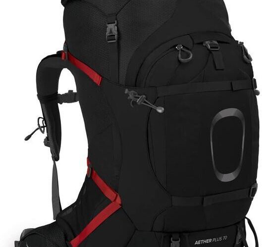 Osprey Aether Plus 70 Backpack Men Czarny S/M 10002896