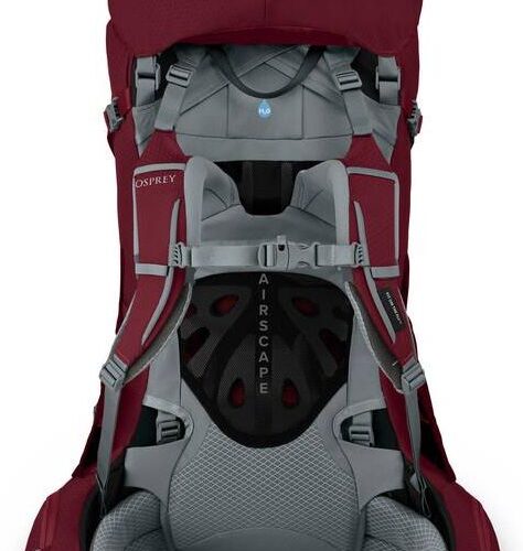 Osprey Ariel 55 Backpack Women Czerwony