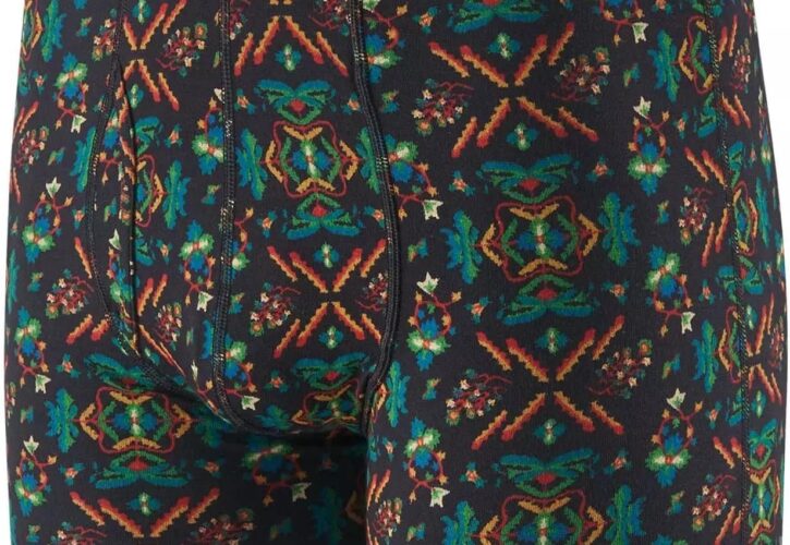Patagonia Bokserki Essential Boxer Briefs 3″ 202404 Forest Floor Ink Black