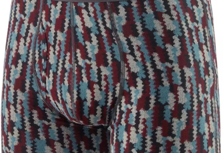 Patagonia Bokserki Essential Boxer Briefs 3″ 202414 Climbing Crest Ikat Ink Black