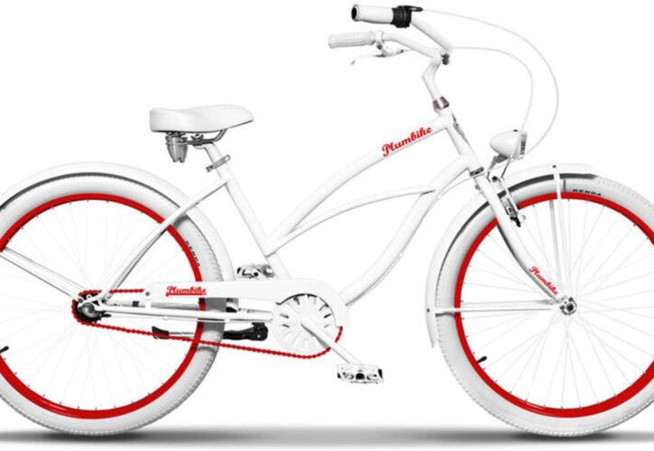 Plumbike Cruiser La Donna Red Lipstick Biały