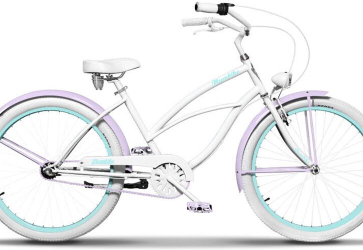 Plumbike Cruiser La Donna Violy Biały Purpurowy