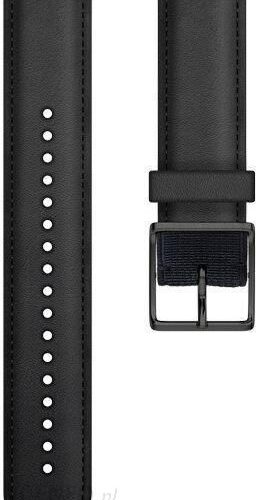 Polar Ignite Leather Wristband Black