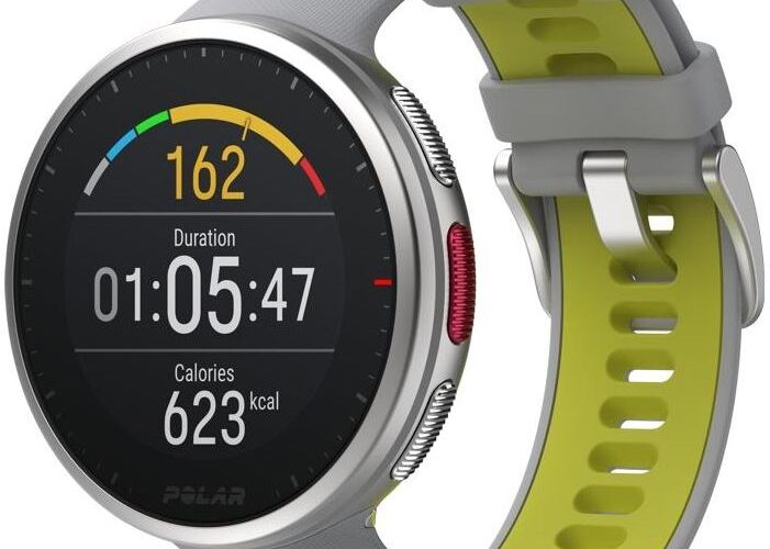 Polar Vantage V2 Silver Grey Lime