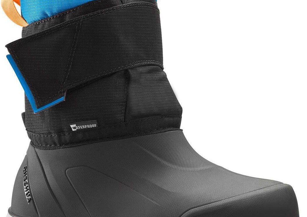 QUECHUA Buty turystyczne śniegowce – SH500 X-WARM – dla dzieci TURKUSOWY