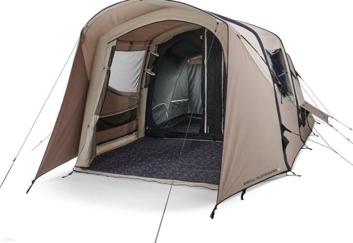 Quechua Kempingowy Airseconds 4.2 4 Osobowy 2 Sypialnie Beżowy