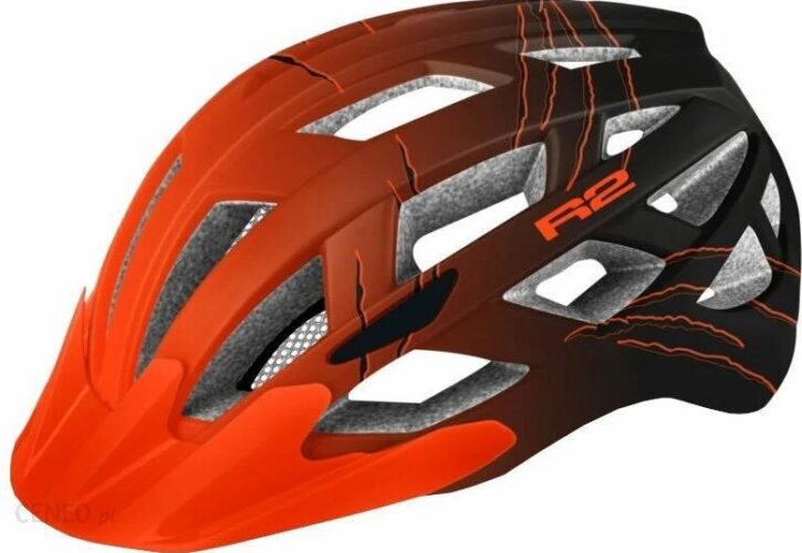R2 Lumen Junior Helmet Orange Black