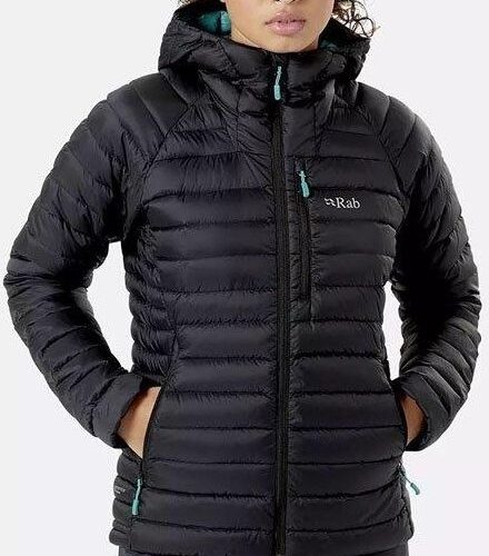 Rab Kurtka Puchowa Women’S Microlight Alpine Jacket Czarny