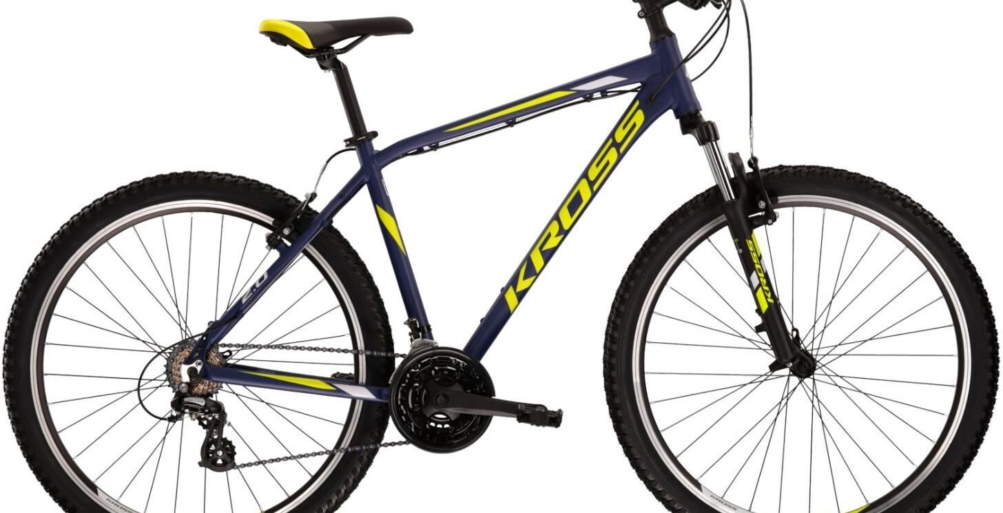 Romet Kross Hexagon 2.0 Granatowy Limonkowy Szary Mat 27.5 2022