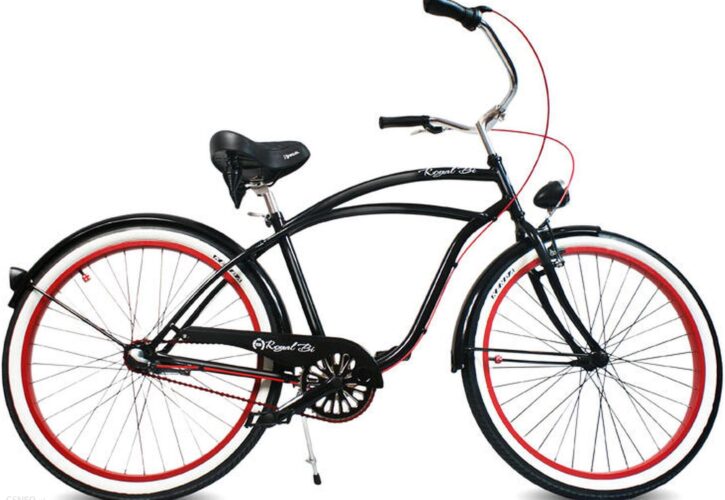 Royalbi Beach Cruiser Dracula Męski Czarny Czerwony