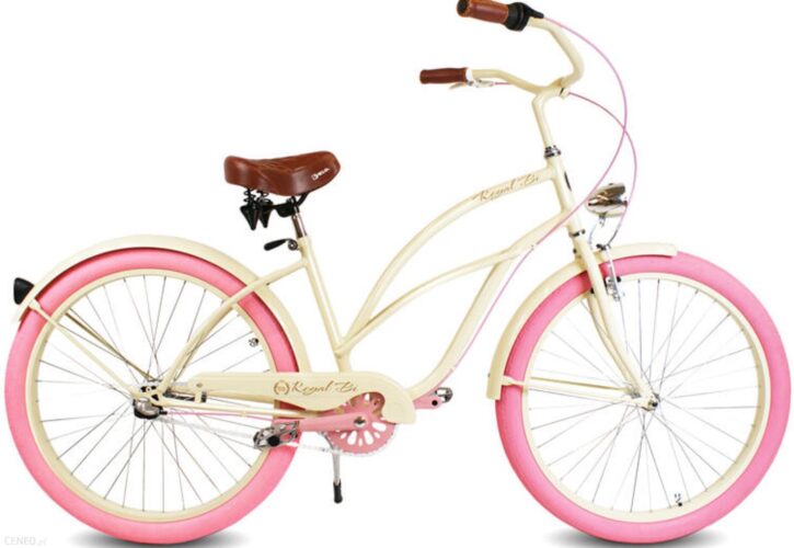 Royalbi Beach Cruiser Lily Damski Kremowy Różowy Biały