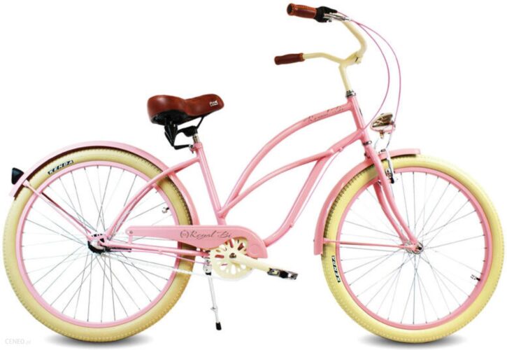 Royalbi Beach Cruiser Lola Damski Różowy Pudrowy