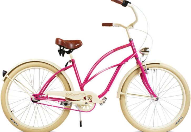 Royalbi Beach Cruiser Raspberry Queen Damski Różowy Kremowy