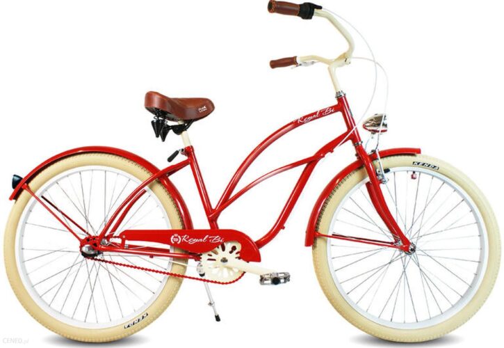 Royalbi Beach Cruiser Rosie Damski Czerwony