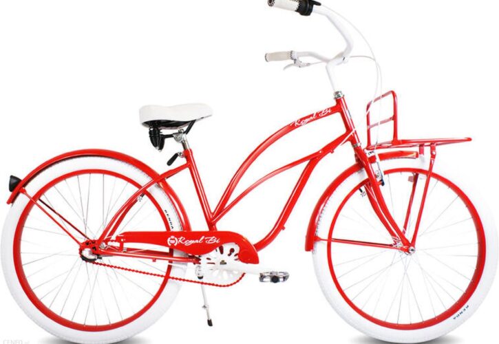 Royalbi Beach Cruiser Ruby Damski Czerwony