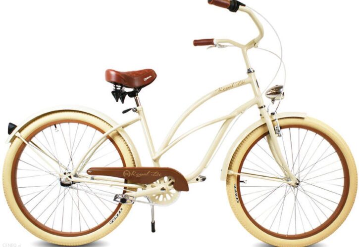 Royalbi Beach Cruiser Sahara Damski Kremowy Brązowy Biały