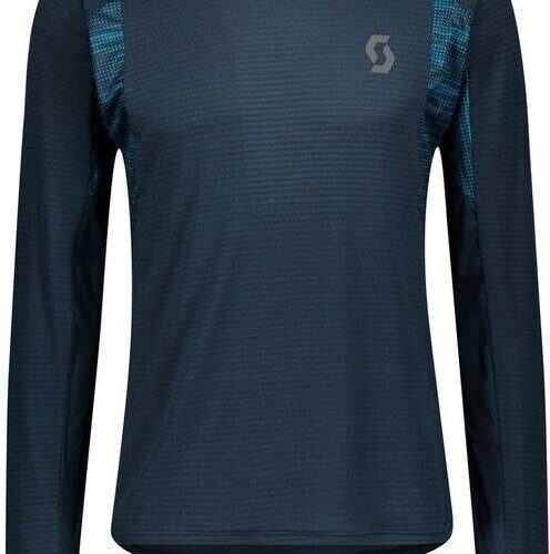 Scott Shirt Trail Run Midnight Blue-Atlantic Blue