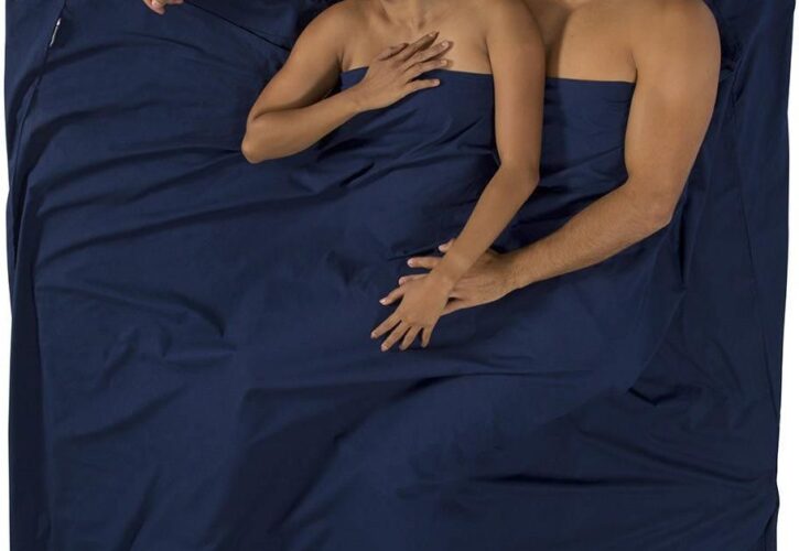 Sea To Summit Prześcieradło Premium Cotton Double Navy Blue