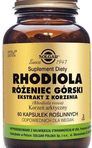 Solgar Rhodiola Różeniec Górski 60 kaps.