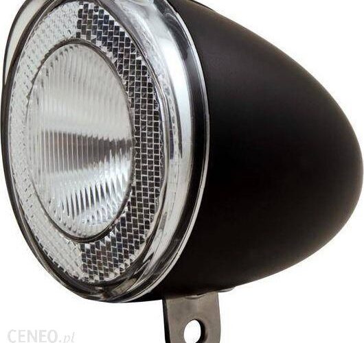 Spanninga Lampka Przednia Swingo Xb 10Luxów 50 Lumenów + 4 Baterie Aaa Czarna