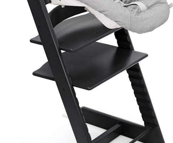 Stokke krzesełko Tripp Trapp z Newborn Set Black