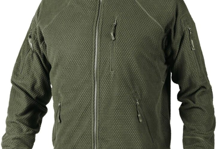 Tex Helikon Alpha Tactical Grid Fleece Jacket Olive Green Bl Alt Fg 02