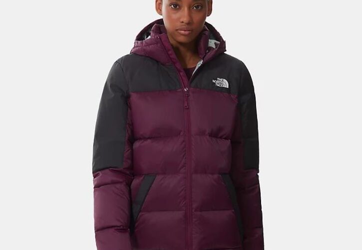 The North Face Kurtka Diablo Down Hoodie Women Pamplona Purple Xs