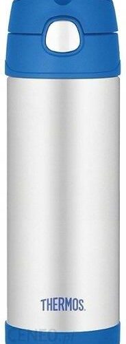 Thermos Funtainer Stalowy Niebieski 470Ml