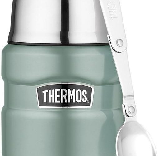 Thermos King Termos Obiadowy Z Łyżką I Kubkiem Duck Egg 0,47L