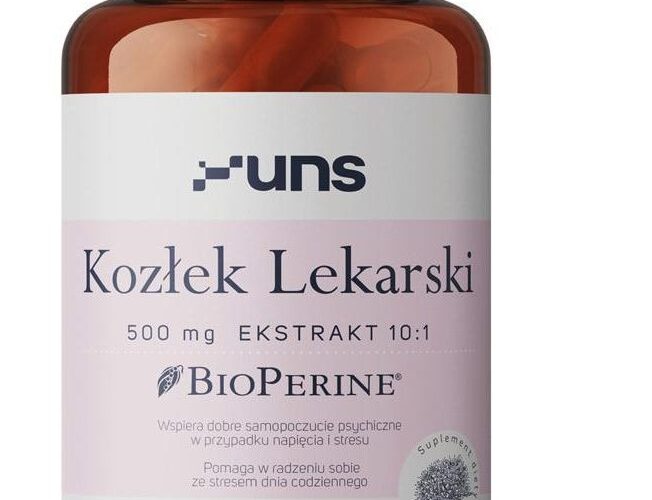 UNS Kozłek Lekarski 500mg Ekstrakt 10:1 60vegcaps