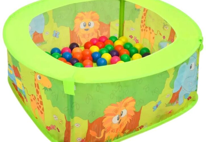 Vidaxl Basen Dla Dzieci Z 300 Piłeczkami 75X75X32 Cm (3107718)