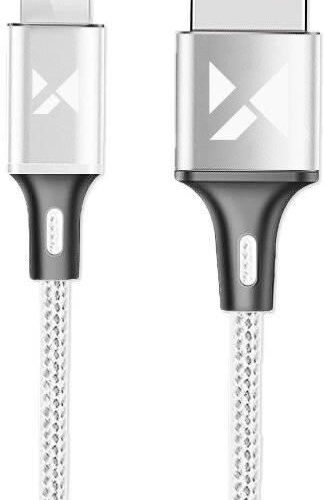 WOZINSKY KABEL PRZEWÓD USB – LIGHTNING 2,4A 1M BIAŁY (WUC-L1W) (184942UNIW)